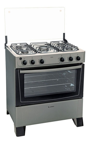 Imagen de Cocina A Gas James Con 5 Hornallas Titanium C150b