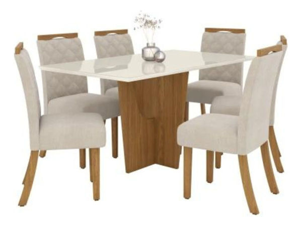 Imagen de Juego De Comedor Madrid 1+6 Sillas La Sensacion