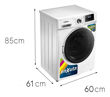 Imagen de Lavarropas Automático Enxuta Lenx161050 Inverter Blanco 10.5kg 220 v - 240 v