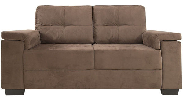 Imagen de Sillon 2 Cuerpos Sofa Luares Chocolate
