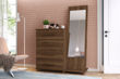 Imagen de Comoda Cajonera Con Espejo Modelo Trento Sensacion - Cedro