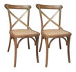 Imagen de Promo 2 Sillas Vienesa Madera Ratan Comedor Living Sensacion