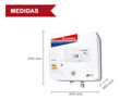 Imagen de Calefon Termotanque 30lts James Acero Prisma Sensacion
