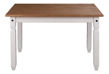 Imagen de Mesa De Comedor 120 Pino Macizo Blanca Tapa Cera Sensacion 