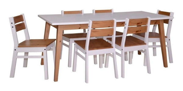 Imagen de Mueble Para Comedor La Sensacion Con 6 Sillas De Madera