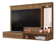 Imagen de Panel Rack Multifuncion Con Espejo/ Luz Modelo Hit Sensacion Color Canela