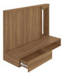 Imagen de Panel Rack Multifuncion Con Espejo/ Luz Modelo Hit Sensacion Color Canela