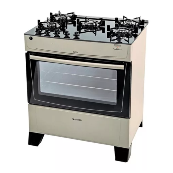 Imagen de Cocina Supergás James De Titanium Con 5 Hornallas