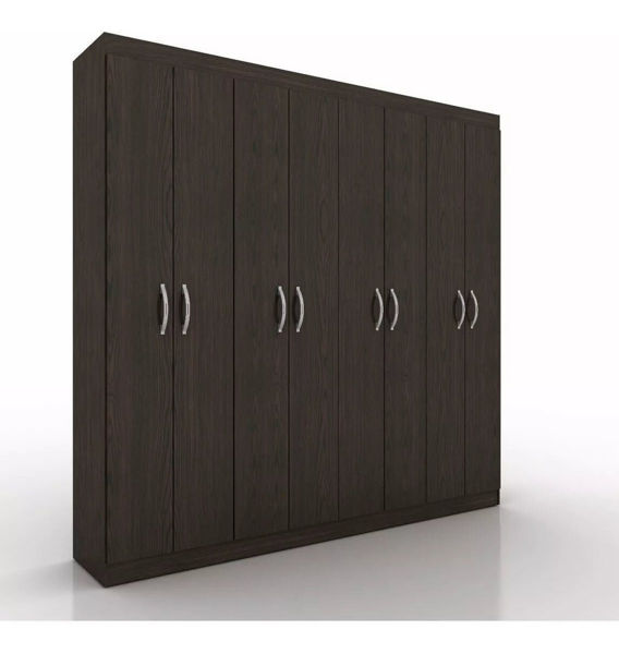 Imagen de Placard Ropero 8 Puertas Muchos Estantes  Sensacion