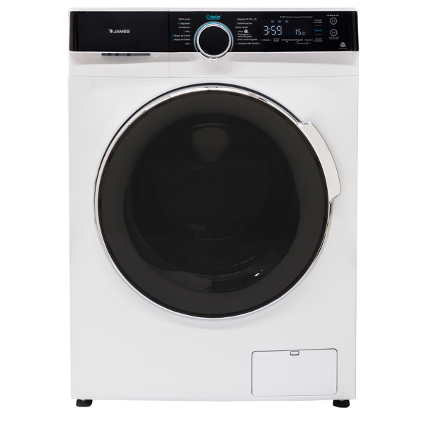 Imagen de Lavarropas James Lr 1016 10,5kgs Bl Carga Frontal Sensacion
