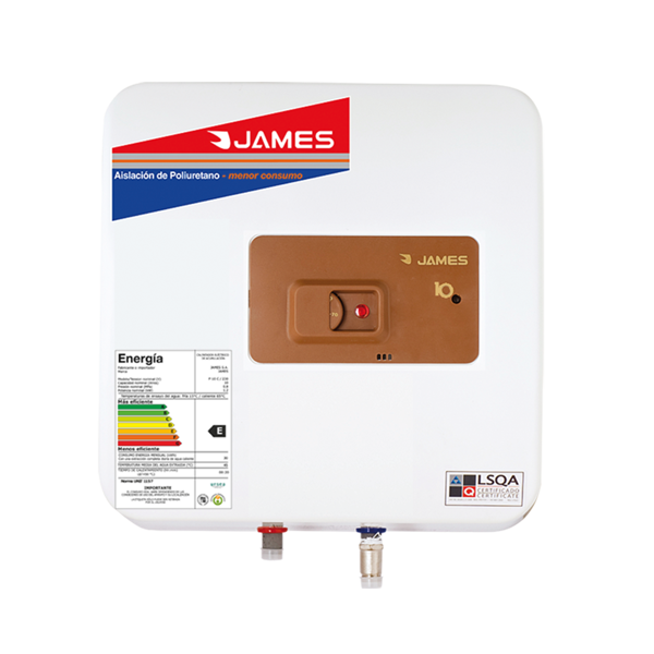 Imagen de Calefon Termotanque 10lts James Cobre Prisma Sensacion