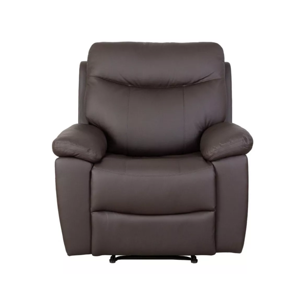 Imagen de Sillon Sofa Poltrona Recliner 1 Cuerpo Simil Cuero Sensacion