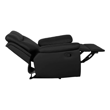 Imagen de Sillon Sofa Poltrona Recliner 1 Cuerpo Simil Cuero Sensacion