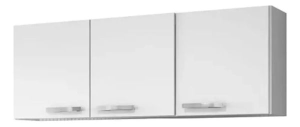 Imagen de Armario Aereo Multiuso Placard 3 Puertas + Estante Sensacion - Blanco UY6023