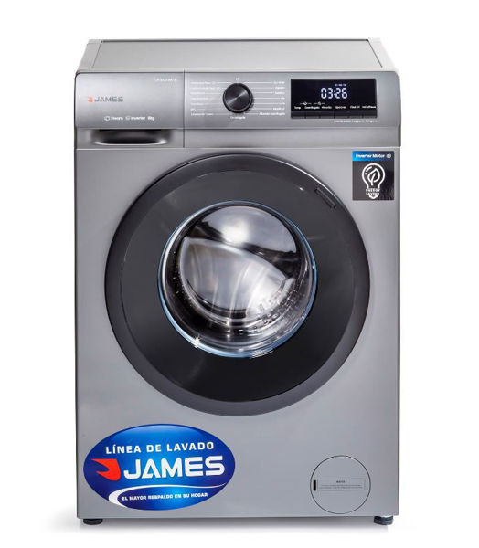 Imagen de Lavarropas James Inverter Lr 8140 De 8 Kg