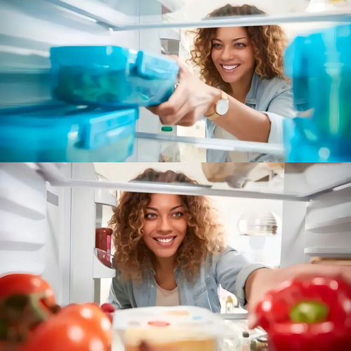 Refrigerador Frio Seco Inverter Punktal 409 Lts In - Galería 5