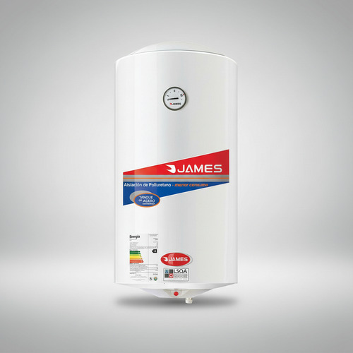 Calefon Termotanque 80lts James Acero Color Blanco - Galería 1