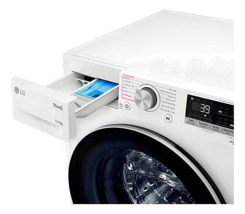 Lavasecarropas LG Frontal 11kg Inverter Thinq Wifi - Galería 3