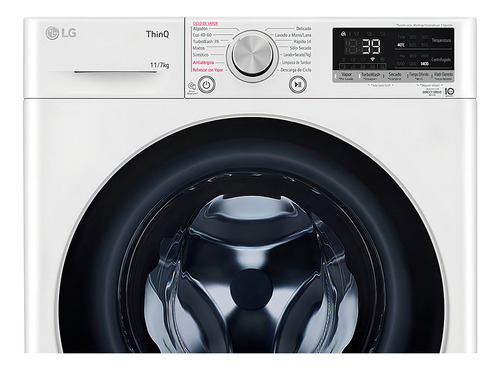 Lavasecarropas LG Frontal 11kg Inverter Thinq Wifi - Galería 4