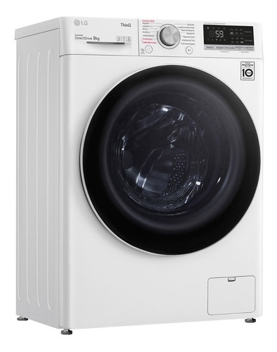 Lavasecarropas Frontal Inverter LG 9kg Wd9wvc4s6 C - Galería 1