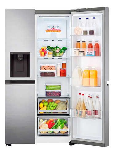 Heladera Con Freezer Inverter LG Gs66spp 591l Plat - Galería 5