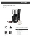 Cafetera Punktal Inox 12 Tazas 1.25l Filtro Perman - Galería 3