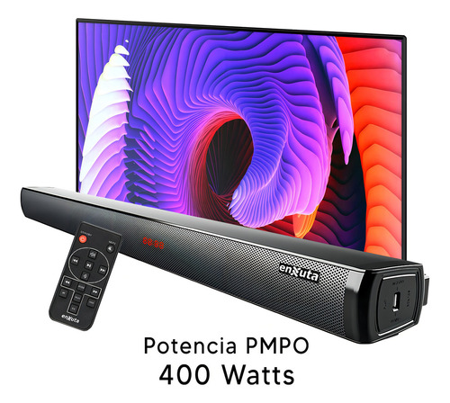 Barra De Sonido Enxuta Bsenx2940 400w 2.0 Ch Bluet - Galería 2