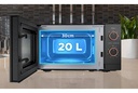 Microondas 20l Midea Inverter Negro Mmop01mz-mmpfb - Galería 5