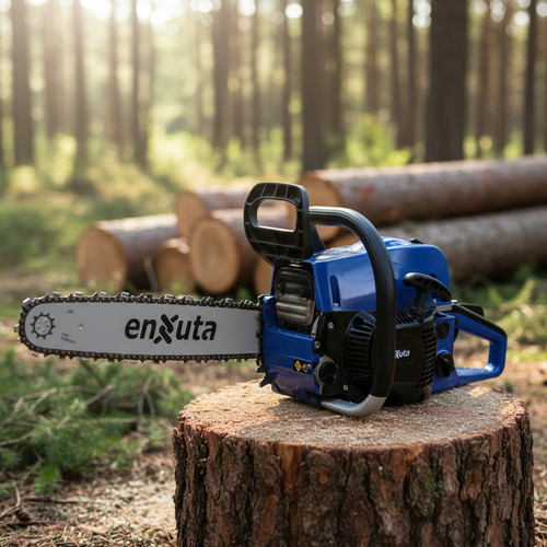 Motosierra A Nafta Enxuta Msnenx4152 20 52cc Azul - Galería 7