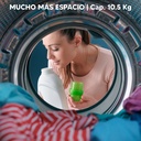 Lavarropas James 10.5kg Inverter Gris Lr 1016 Dark - Galería 3