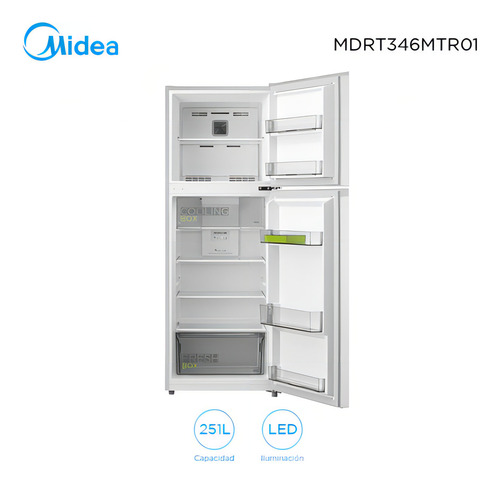 Midea Heladera 251l Mdrt346mtr01 Color Blanco - Galería 6