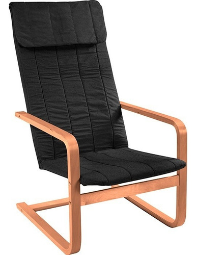 Divino Silla Flex Tela Color Negro Negro - Galería 1