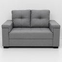 Sofá Sillón 2 Cuerpos Amsterdam Tapizado En Lino G - Galería 4