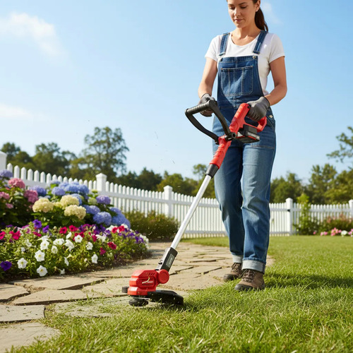 Bordeadora Ferretti Fe-8003 Bt A Bateria 20v Rojo  - Galería 2