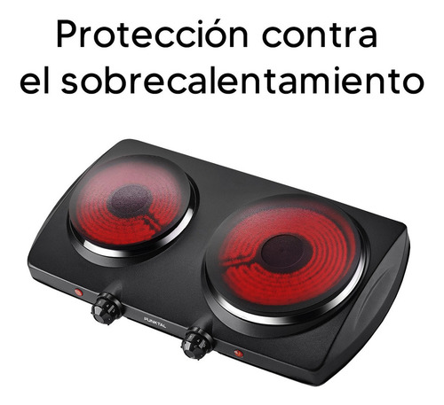 Anafe Punktal Pk-pc 02n 2 Discos Termostato Color  - Galería 5