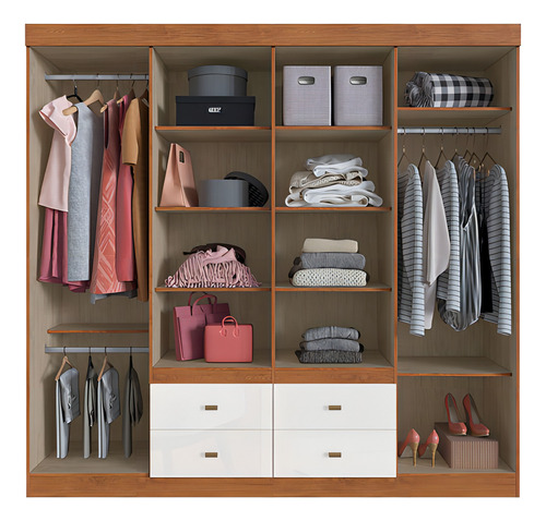 Placard 8 Puertas 4 Cajones Las Vegas Lunar Noguei - Galería 2