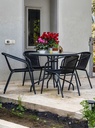 Set Terraza Maceio 4 Sillas + Mesa Vidrio 80x70 Cm - Galería 1