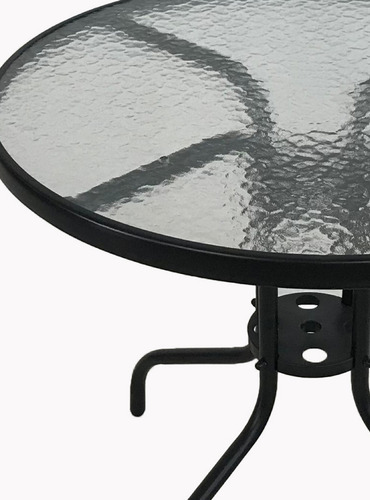 Set Terraza 2 Sillas + Mesa Vidrio 60cm Diametro N - Galería 5