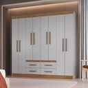 Armario Doble Las Vegas Con 8 Puertas Y 4 Cajones  - Galería 1