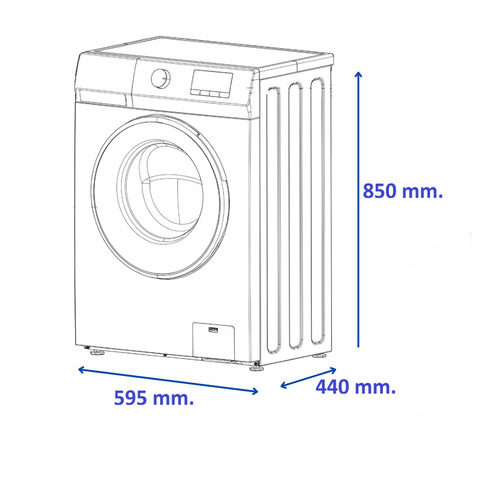 Lavarropas James 6kg Inverter Lr 1006 G6 Inv Slim  - Galería 1