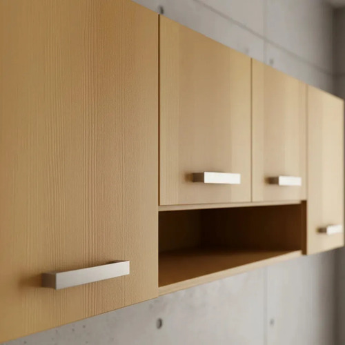 Mueble De Cocina Aereo 4 Puertas Con Estante Vasos - Galería 3