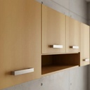 Mueble De Cocina Aereo 4 Puertas Con Estante Vasos - Galería 3