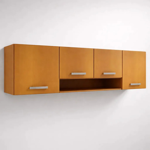 Mueble De Cocina Aereo 4 Puertas Con Estante Vasos - Galería 4