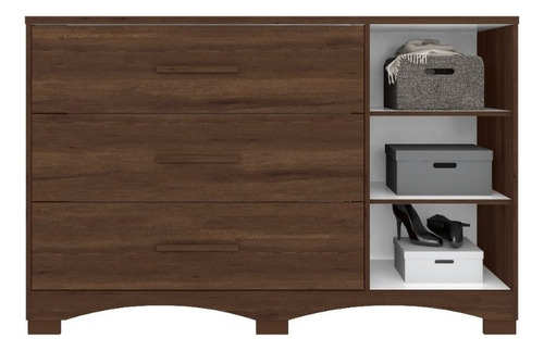 Comoda Cajonera Con Puerta Gran Tamaño Napoles Sen - Galería 2