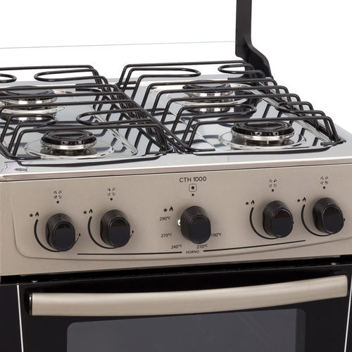 Cocina A Gas Thompson Cth 1000 Titanium Con Termoc - Galería 1