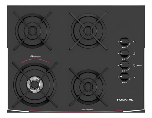 Anafe A Gas Punktal Pk-ag 940 Negro