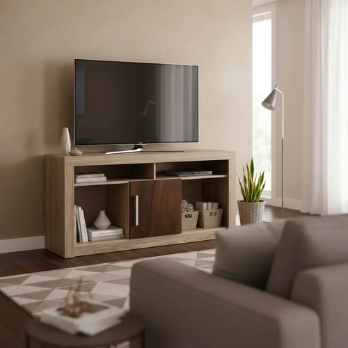 [03551046] Rack De Tv  Modelo Royal Sensacion Cedro/teka