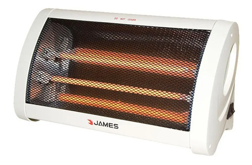 Estufa Halogena Calefactor James Bh1000 E Blanco