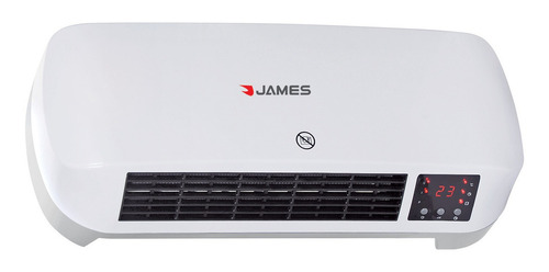 [02100821] Caloventilador James 2000w De Mesa/pared Control Remoto Blanco
