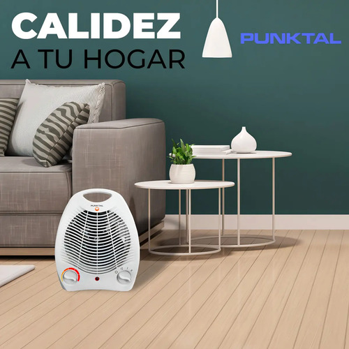 Caloventilador Punktal Pk-3400cf Color Blanco 2000w